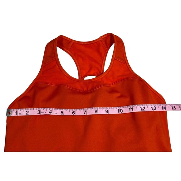 Athleta Women Size S Orange Tank Top With Built in Bra - Picture 10 of 10